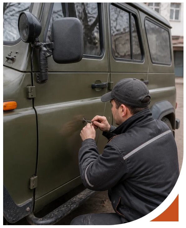 Профессиональное вскрытие автомобиля УАЗ без повреждений в Саяногорске